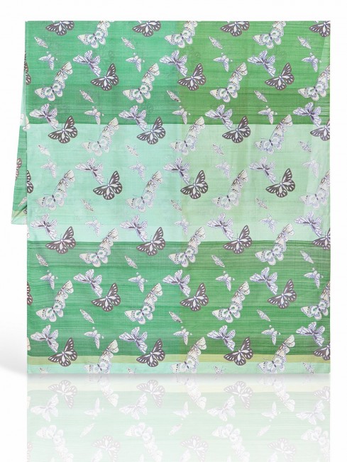 Палантин Женский SN-BUTTERFLY/VERT.BLUE